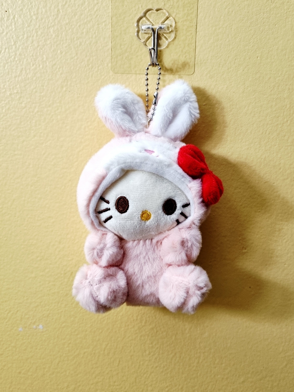 Cute Bunny Hello Kitty Bag Doll Keychain Soft Plush Stuffed Animal Plushies Toy